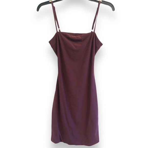 Tiger Mist Plum Solange Open Back Body-Con Dress - Picture 2 of 5